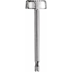 14K White Gold Accented Geometric Earring Mounting – image 2