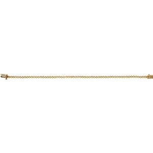 14K Yellow Gold Line 7" Bracelet Mounting – image 3