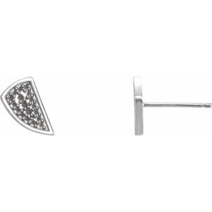 Sterling Silver Right Earring Mounting