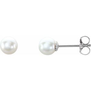 Pearl Stud Earrings