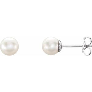 Pearl Stud Earrings