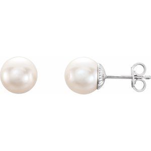 Pearl Stud Earrings