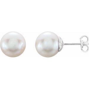 Pearl Stud Earrings