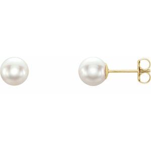 Pearl Stud Earrings