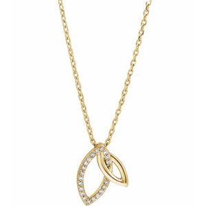 Double Leaf Necklace or Pendant