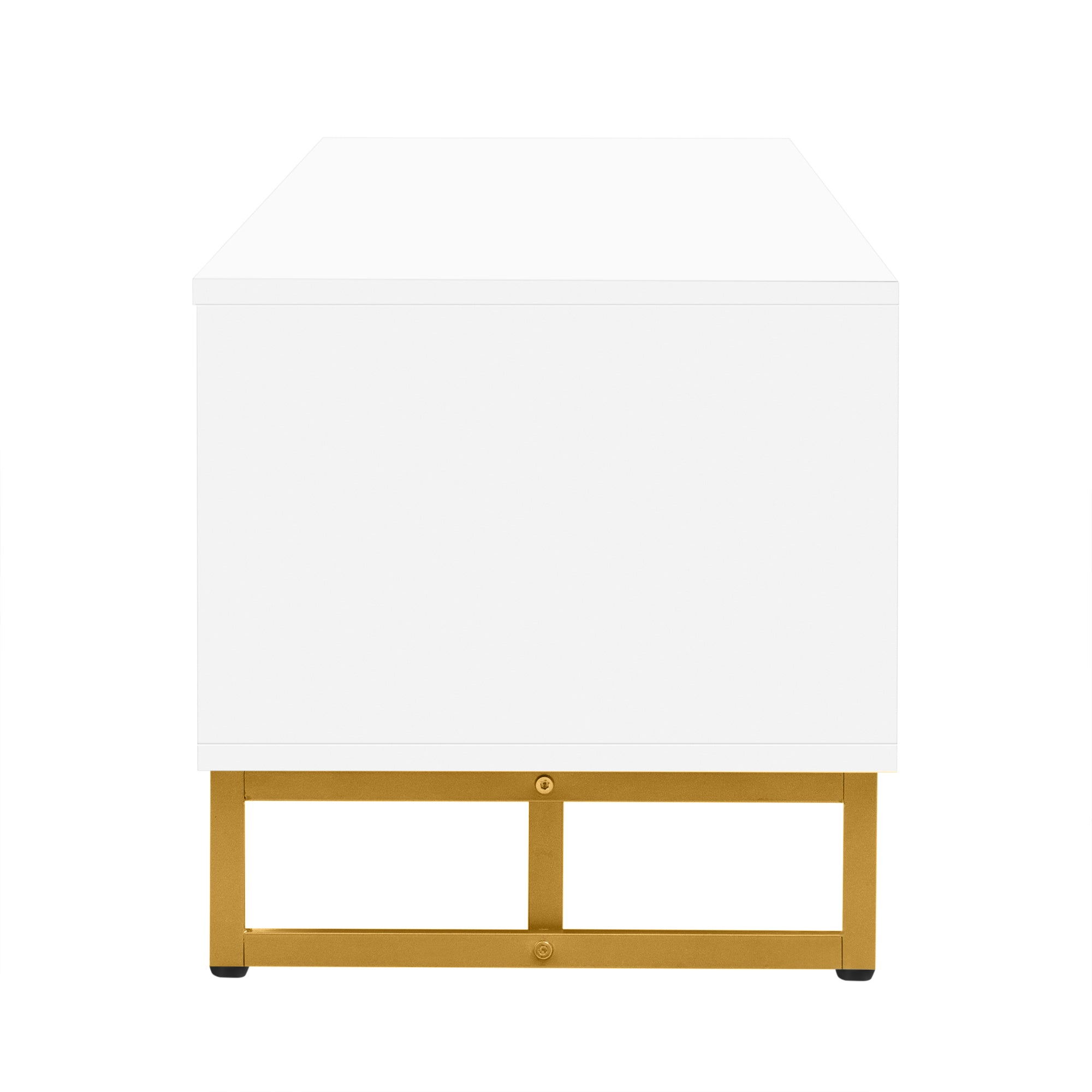 U-Can TV Stand for 65+ Inch TV, Entertainment Center TV Media Console Table, Modern TV Stand with Storage, TV Console Cabinet Furniture for Living Room