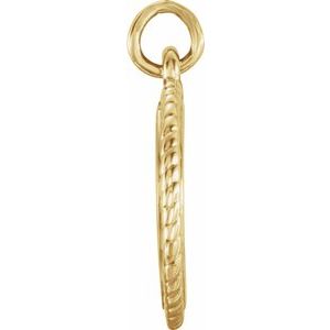 Engravable Rope Necklace or Charm/Pendant