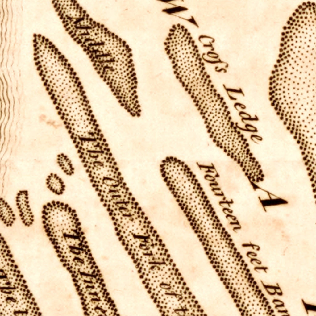 Vintage Map of Delaware 1795