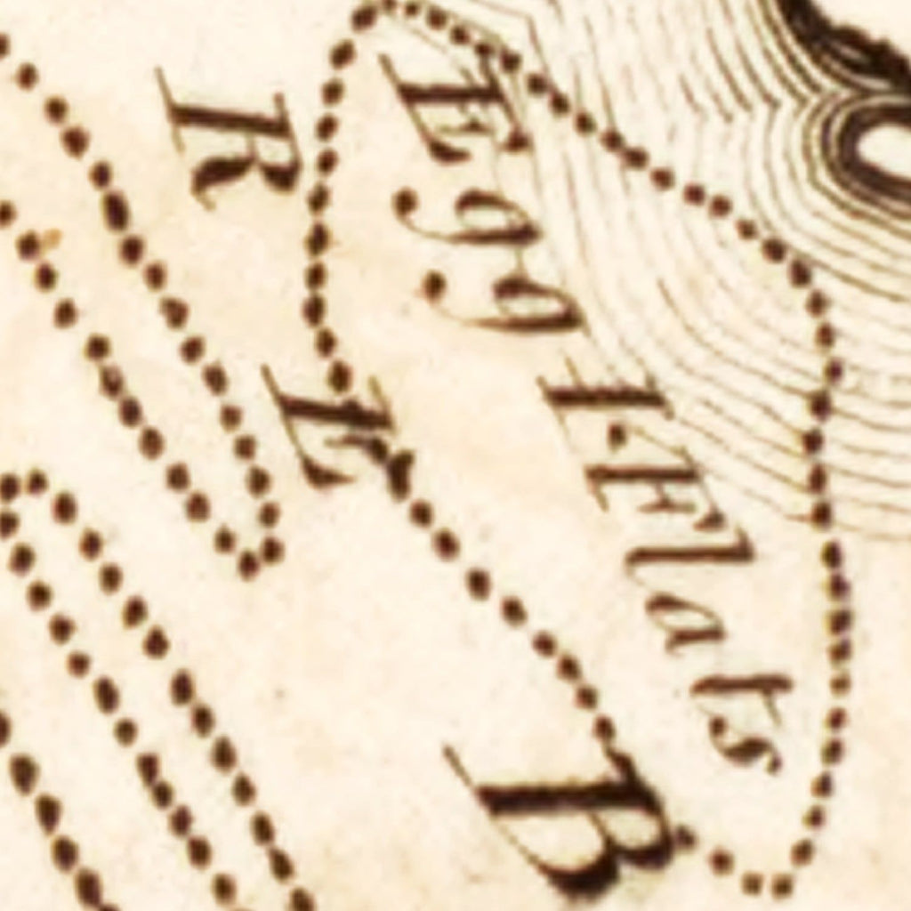 Vintage Map of Delaware 1795
