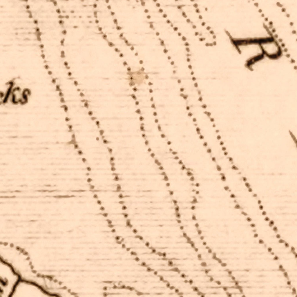 Vintage Map of Delaware 1812