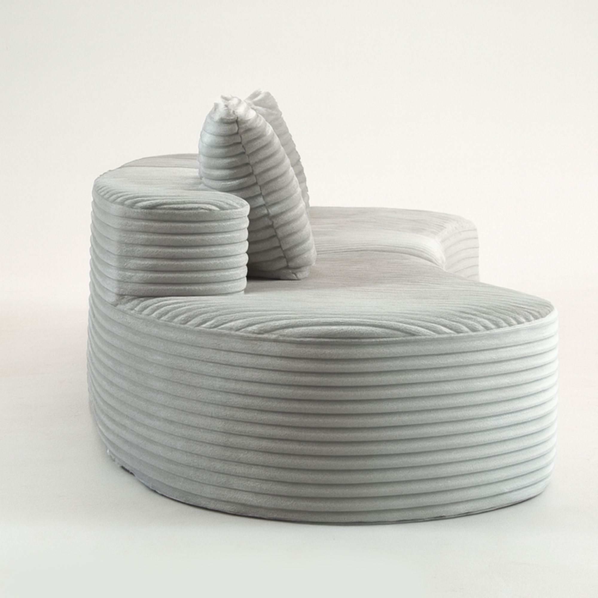 Compressed Sofa:Moon Bay Sofa-YKX-33003A-2-Smoke Grey