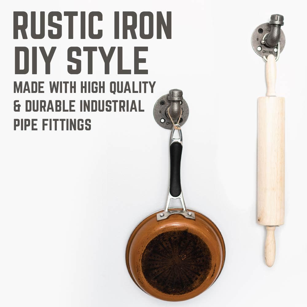 Coat Hook By PIPE DECOR