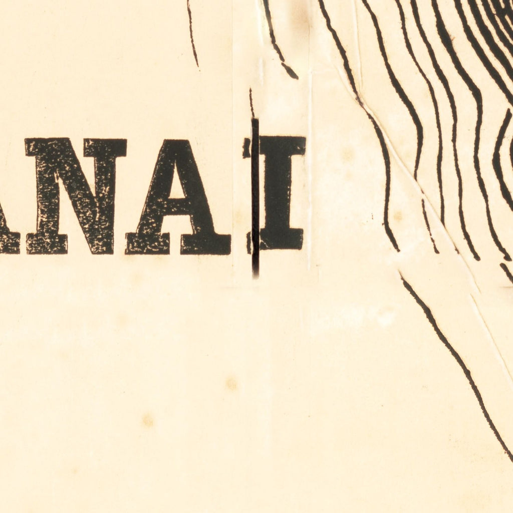 Vintage Map of Hawaii 1846