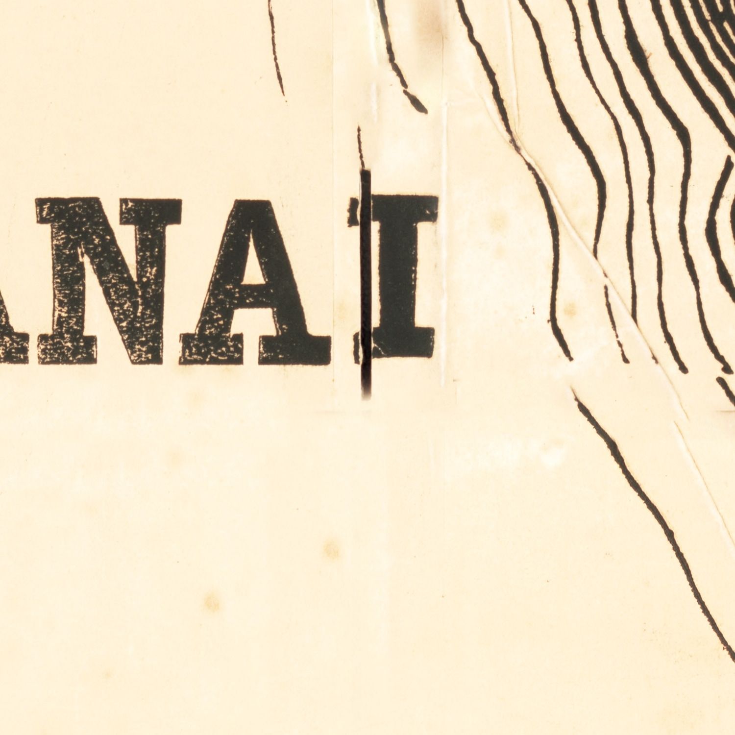 Vintage Map of Hawaii 1846