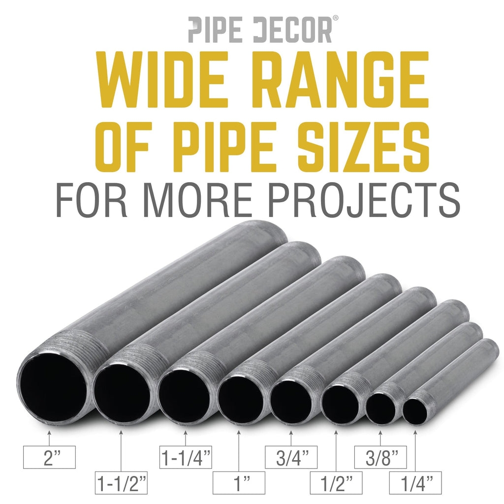 1 1/2 in. x 4 in. Black Pipe