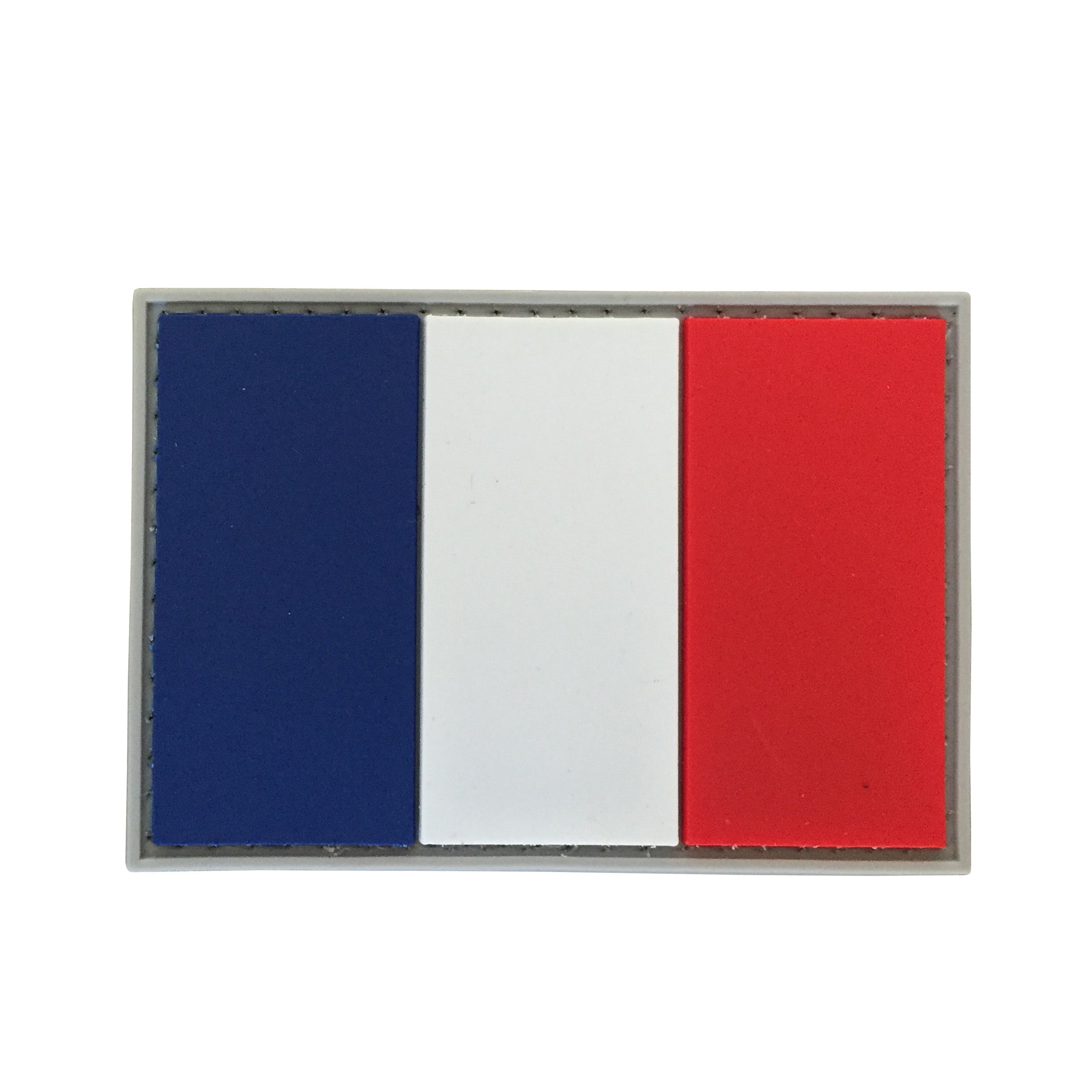 French Flag PVC Patch Full Color