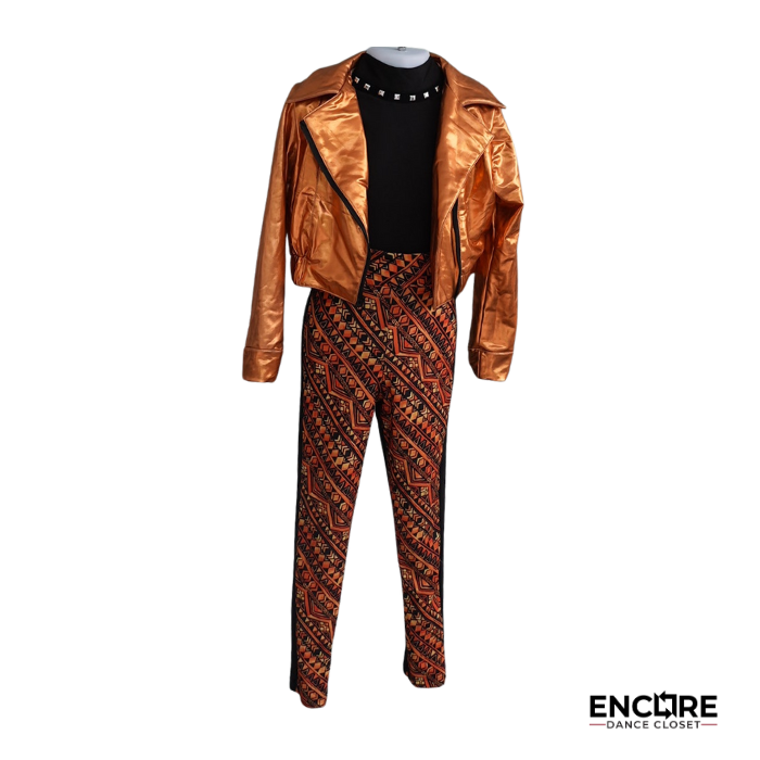 Bronze Attitude Jazz Costume