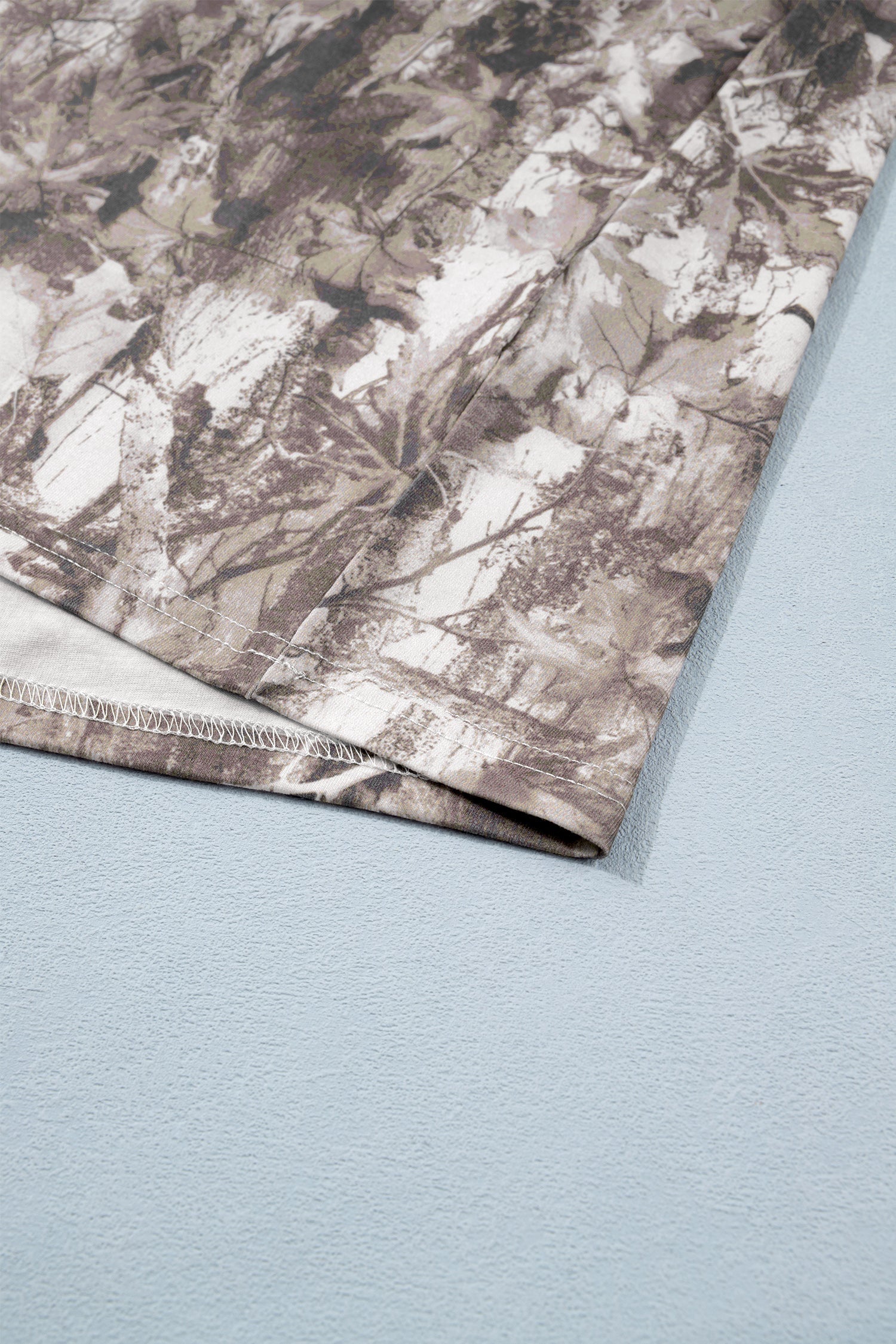Plus Size Woodland Camo Short Sleeve T-Shirt