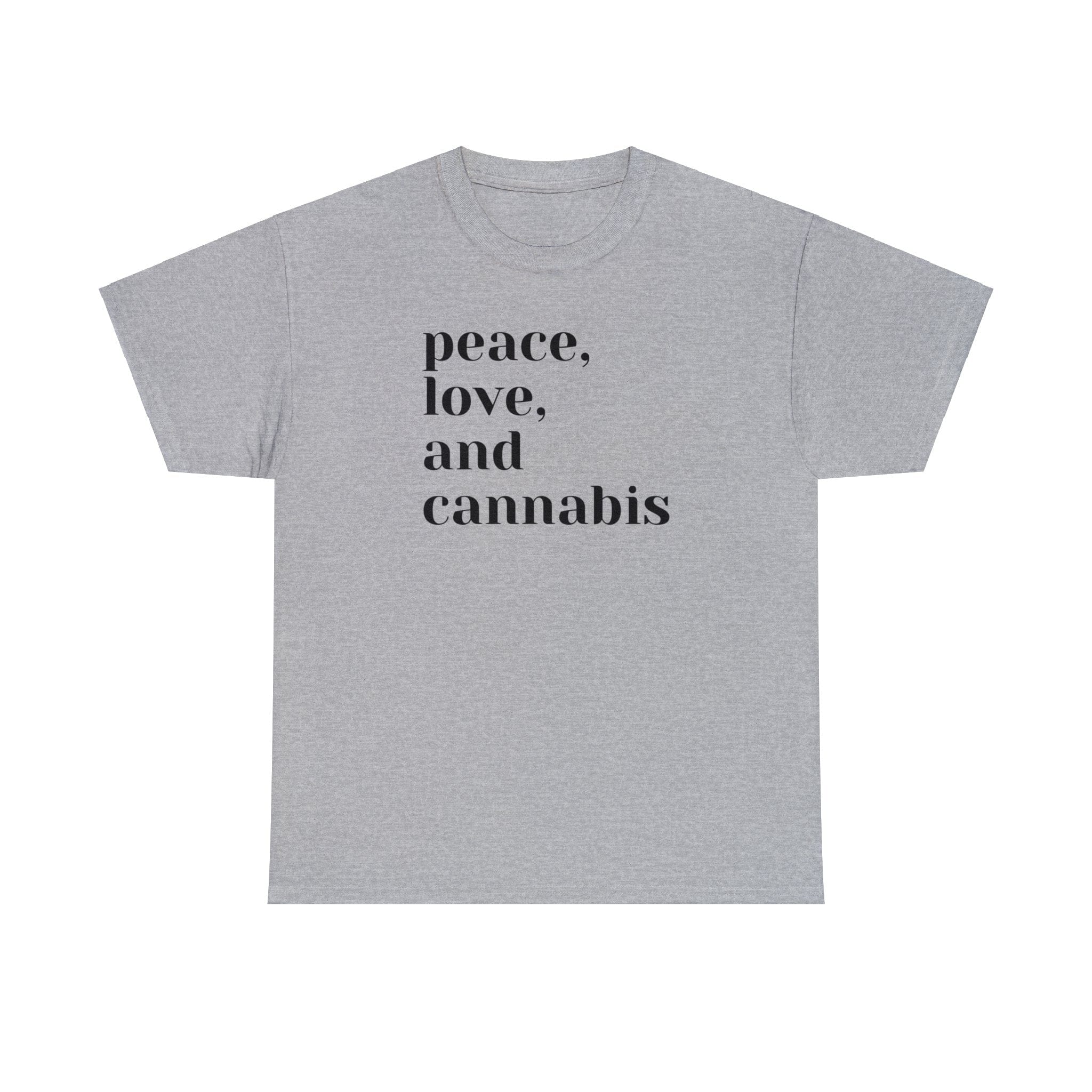 Peace, Love and Cannabis Tee