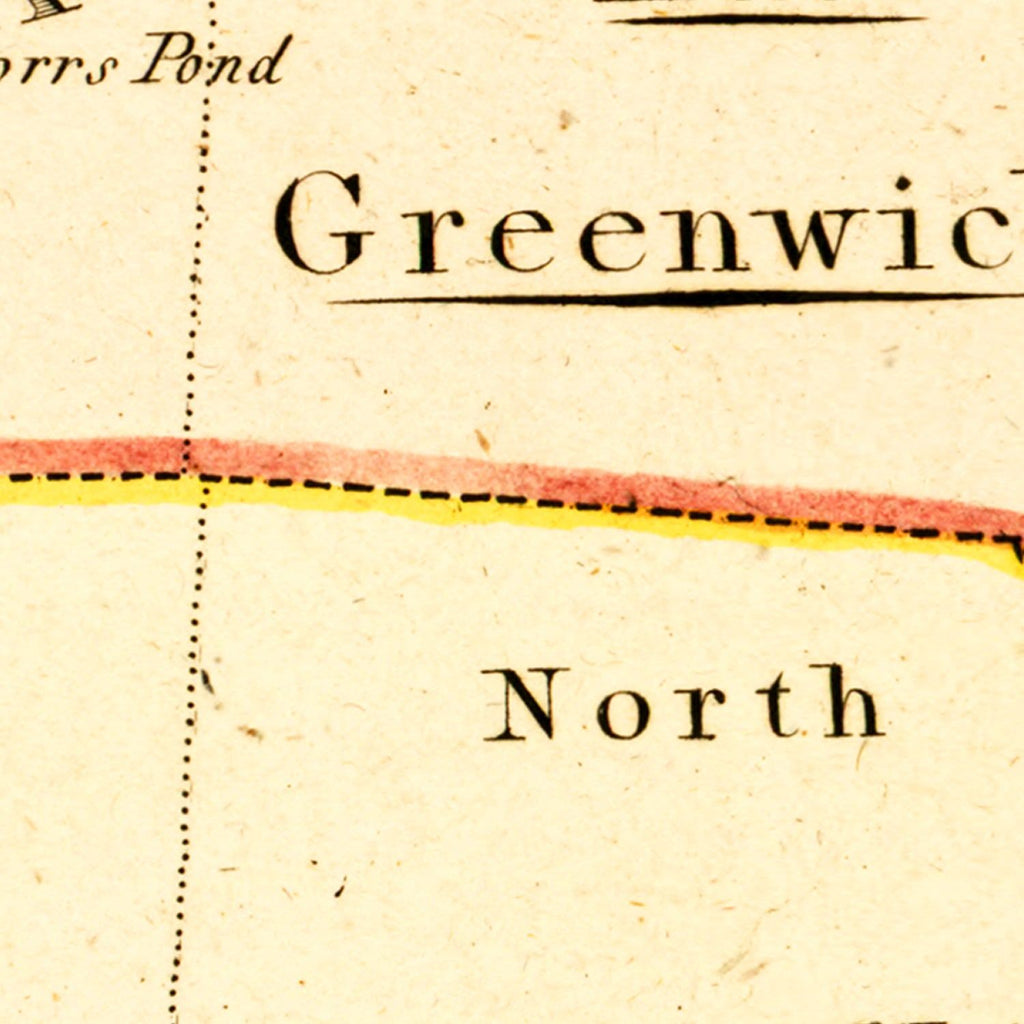 Vintage Map of Rhode Island 1797