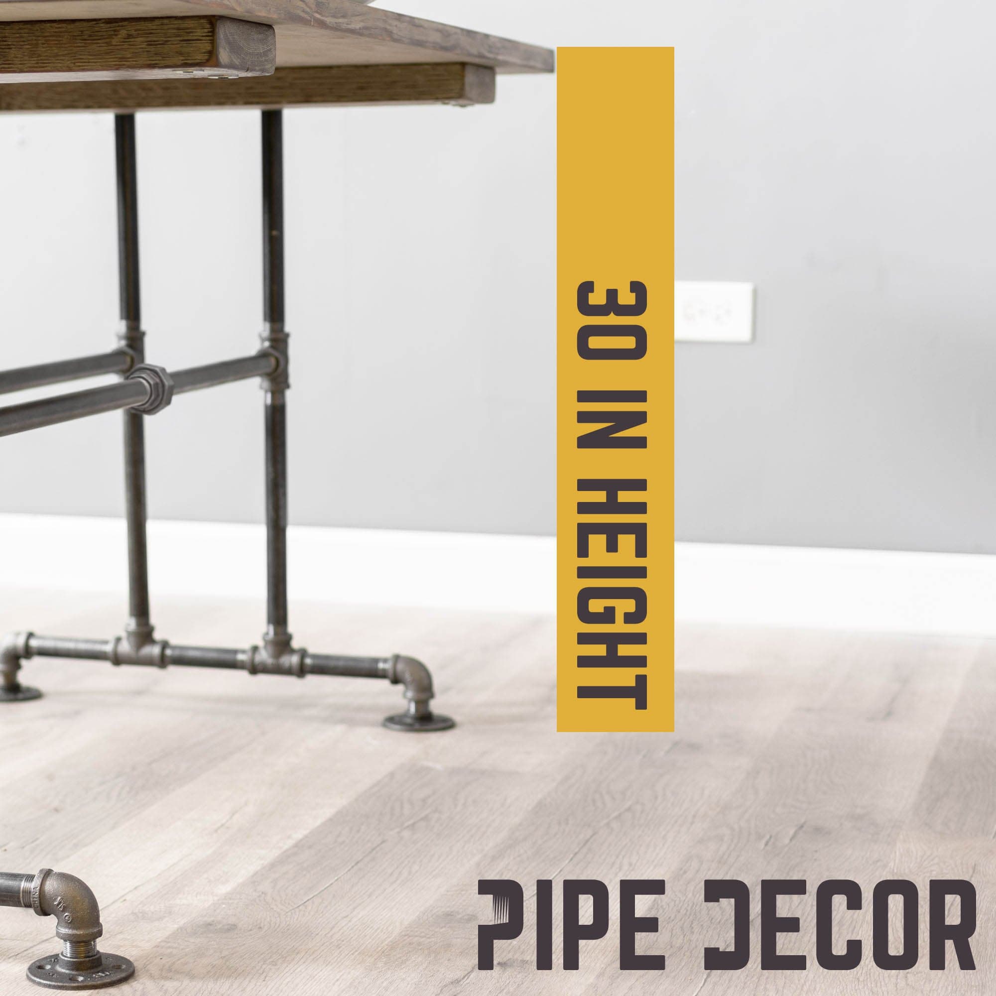 Bridge Kitchen Table By PIPE DECOR