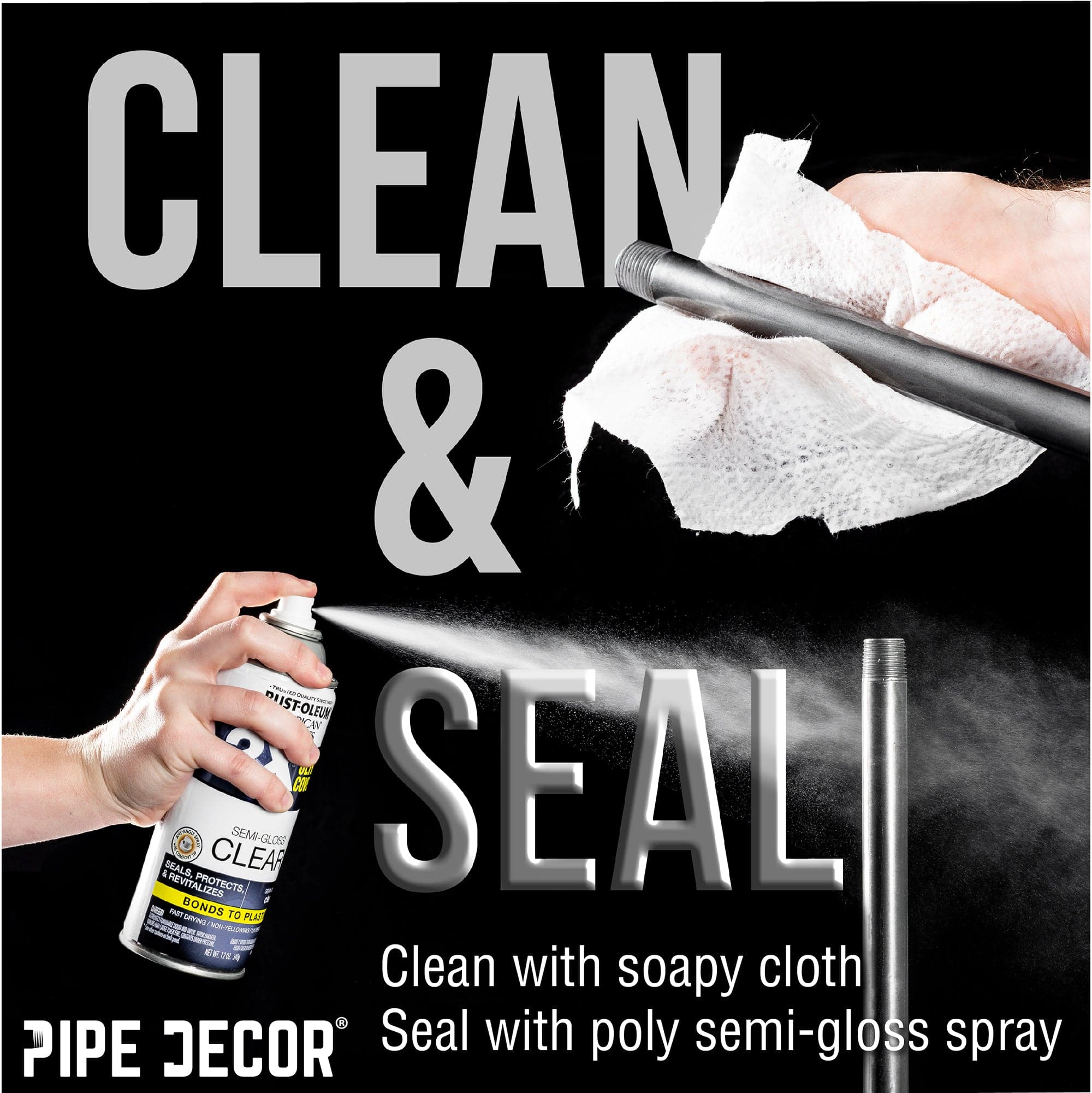 Black Industrial Spigot Handle (2-Pack)