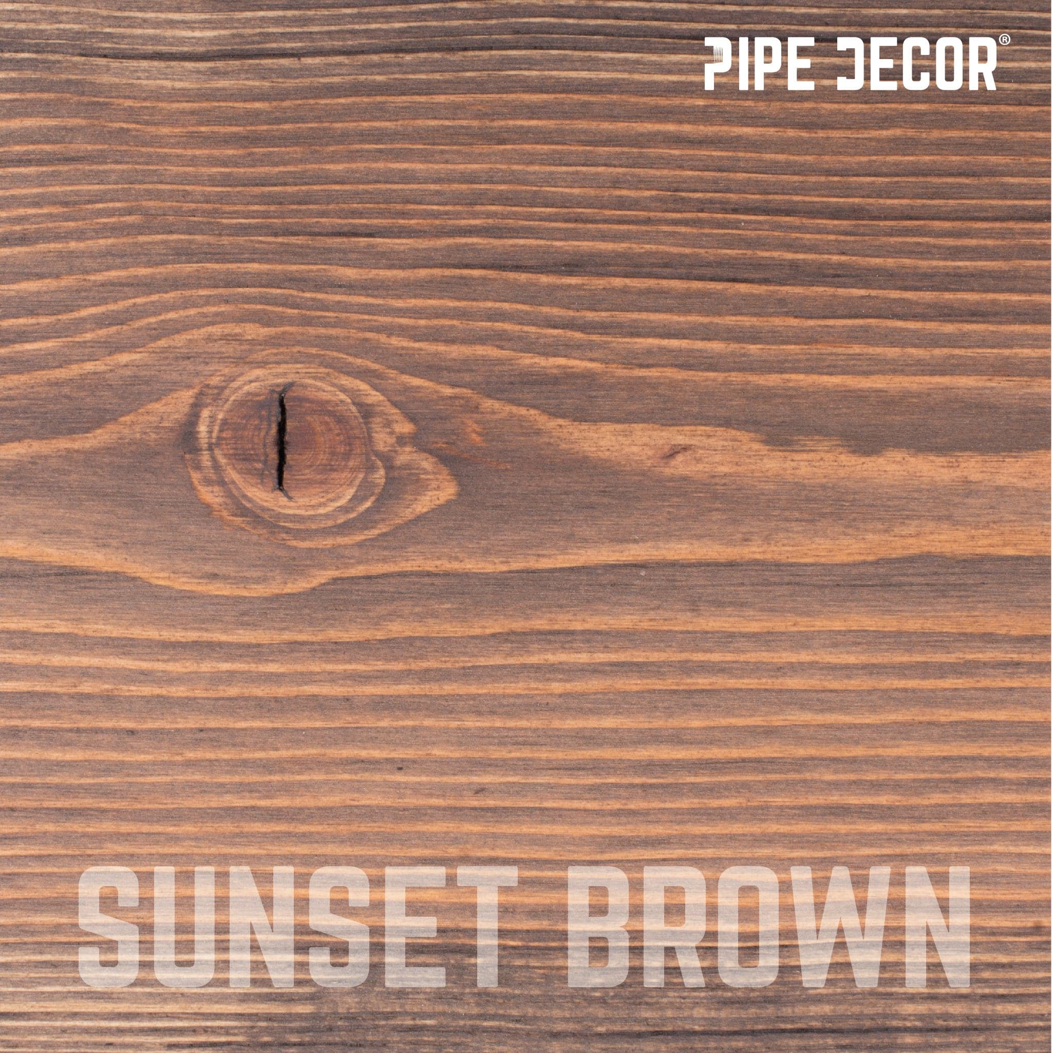 RESTORE Sunset Brown 36 in. Wood Shelf (Wood Only)