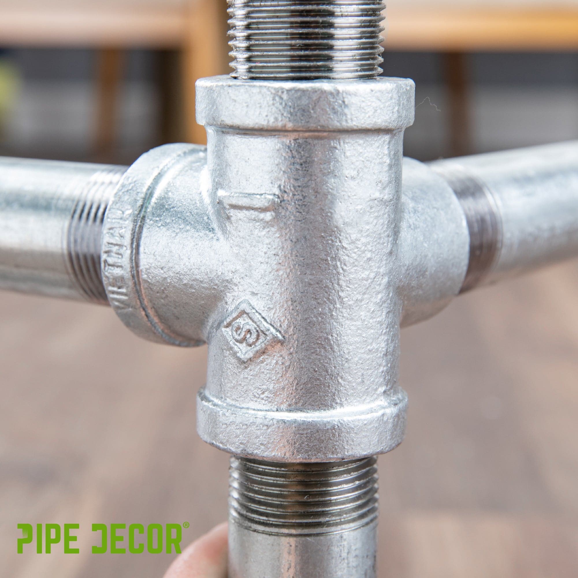 1 in. Galvanized Iron Side Outlet Tee
