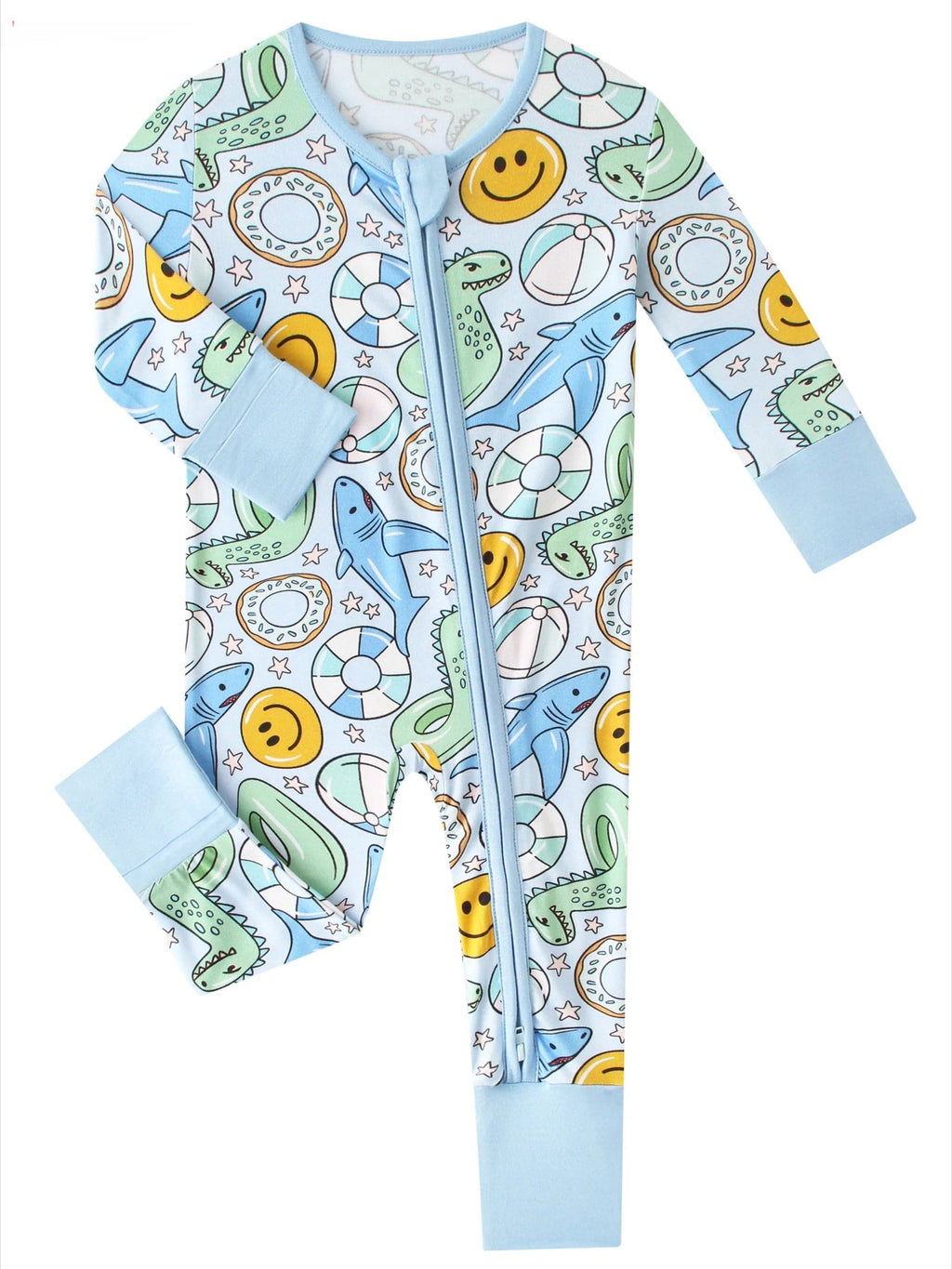 Posh TOT Pool Floats Bamboo Baby Convertible Zippy Romper  CINCO DE MAYO PROMO - FINAL SALE