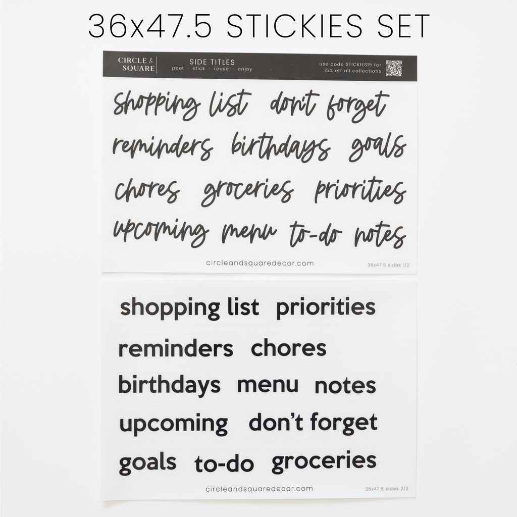 Ever Changing Acrylic Calendar | Minimalist Vertical