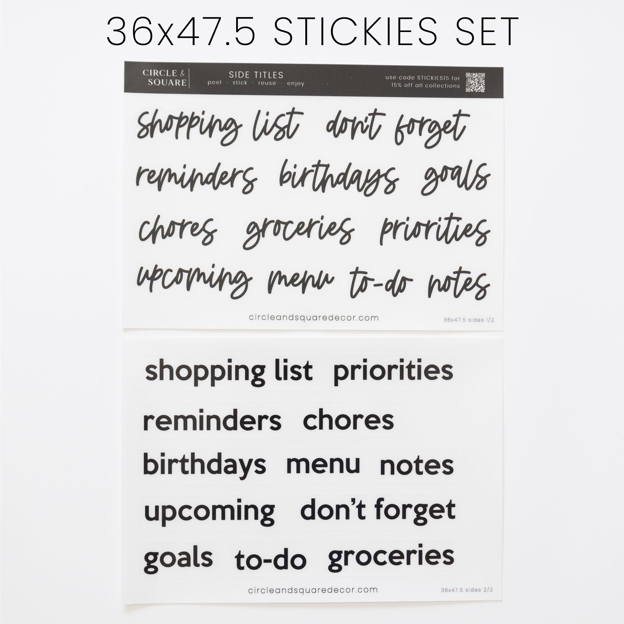 Ever Changing Acrylic Calendar | Minimalist Vertical