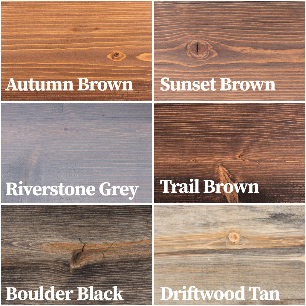 RESTORE Autumn Brown 24 in. Shelves with L-Shaped Brackets