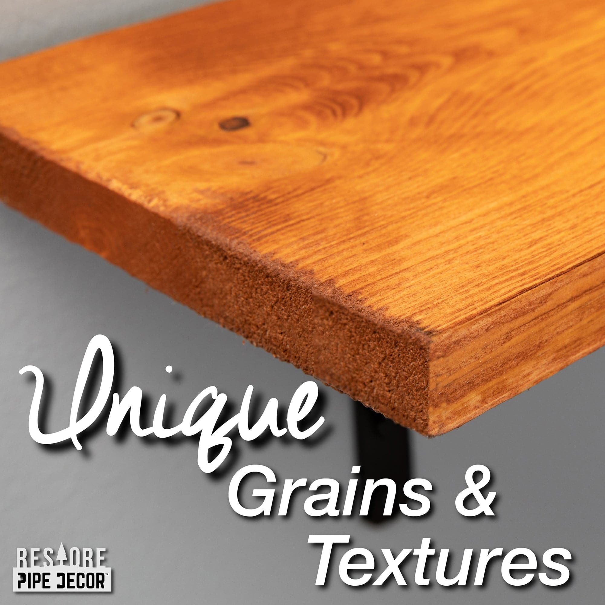 RESTORE Sunset Cedar 24 in. Shelves with Straight Brackets