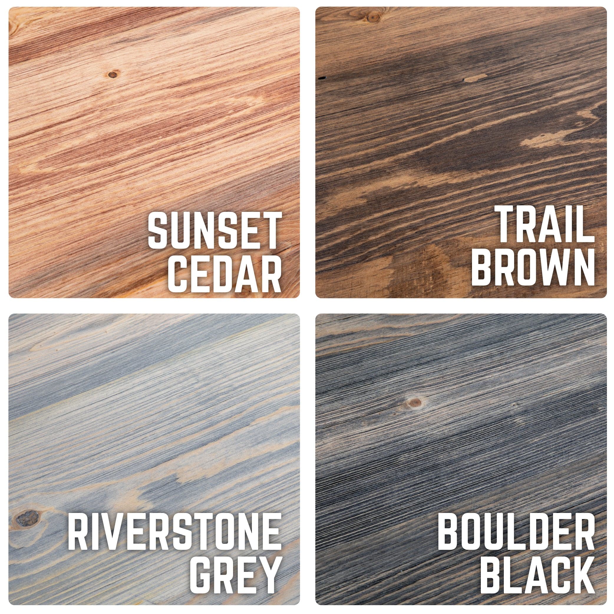 RESTORE Boulder Black Solid Wood Coffee Table