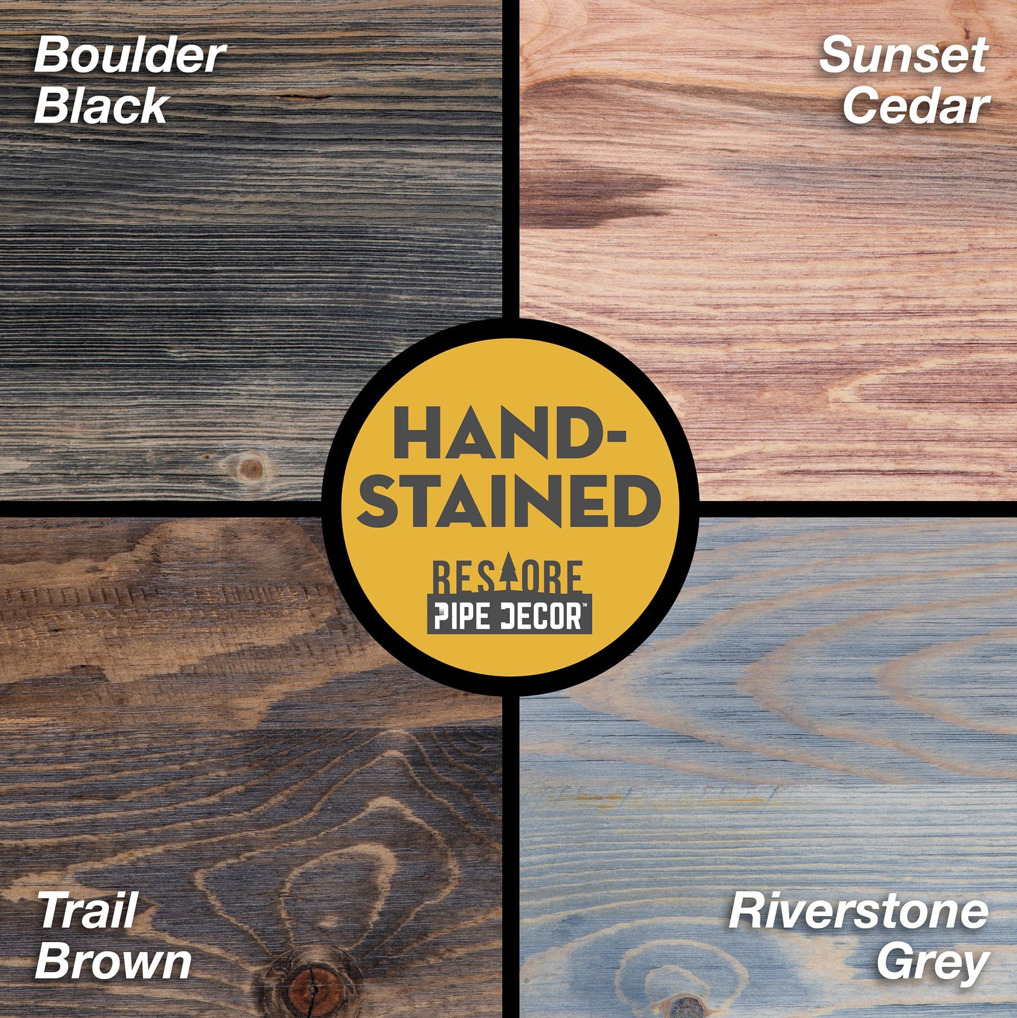 Skyline Trail Brown Solid Wood Desk with 28 in. Landscape Legs