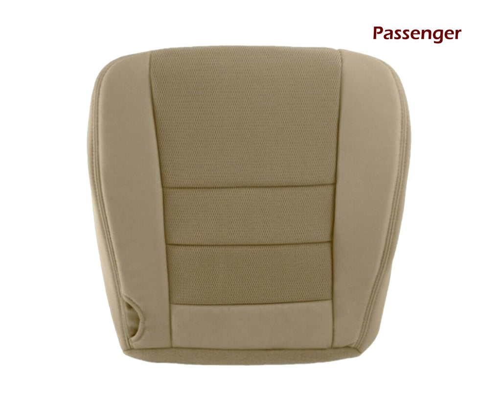 2003-2007 Ford F250 F350 Lariat Seat Cover in Pebble Tan Cloth Fabric