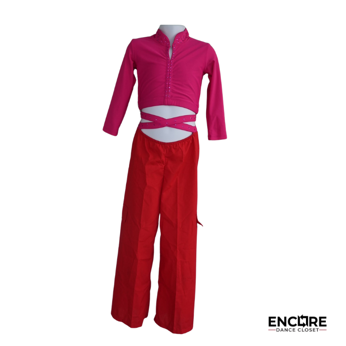 Hot Pink Firecracker Jazz Costume 2