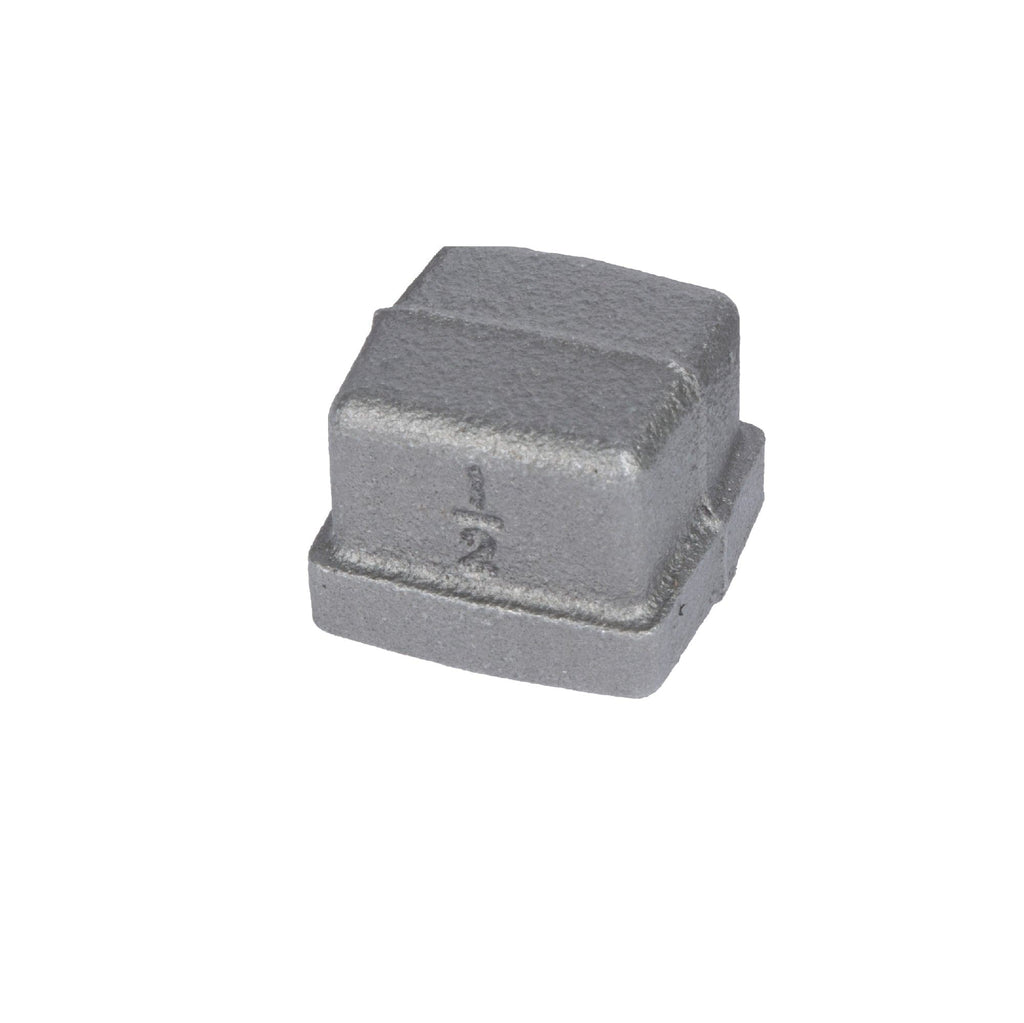 1/2 in. Black Square Cap
