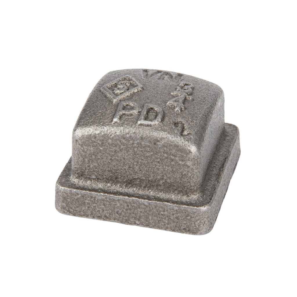3/4 in. Black Square Cap