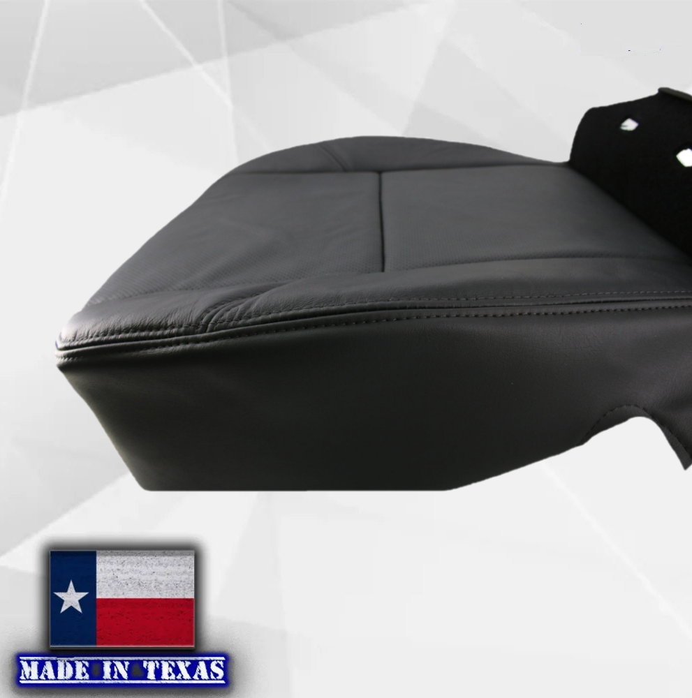 2009-2013 Chevy Avalanche LTZ Genuine Leather Perforated Seat Covers in Black: Choose From Variation