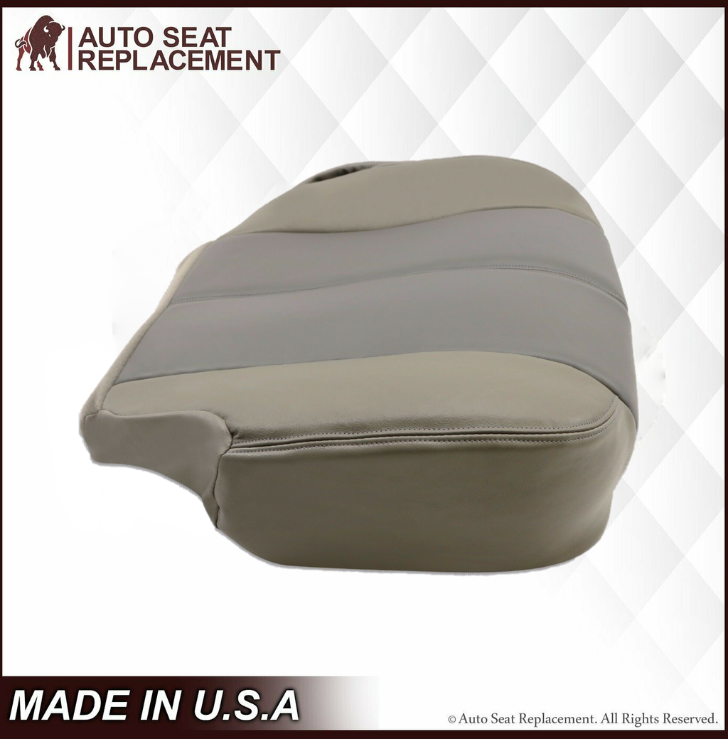 2001 2002 GMC Yukon Denali XL SLT SLE Leather Replacement Seat Cover 2 Tone Gray: Choose From Variation