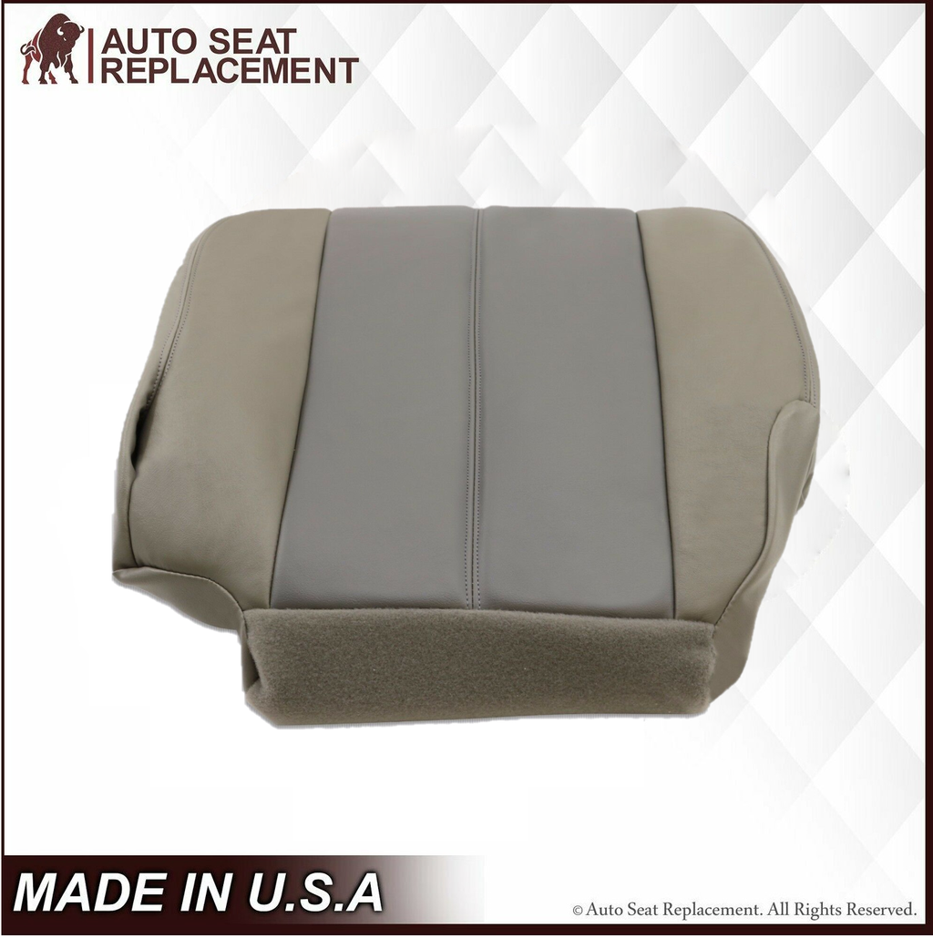 2001 2002 GMC Yukon Denali XL SLT SLE Leather Replacement Seat Cover 2 Tone Gray: Choose From Variation