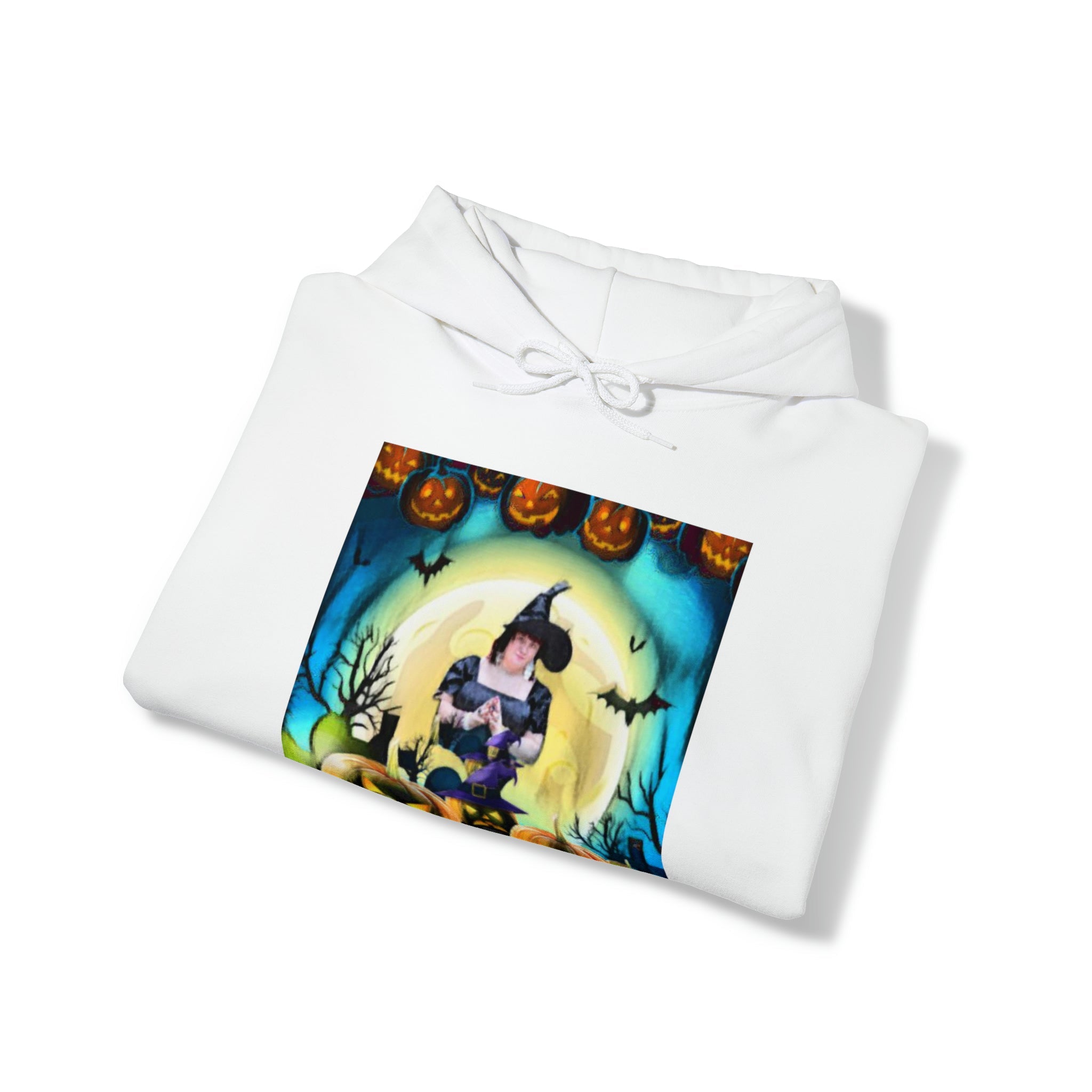 Scary Witch Unisex Heavy Blend™ Hooded Sweatshirt up to 5XL