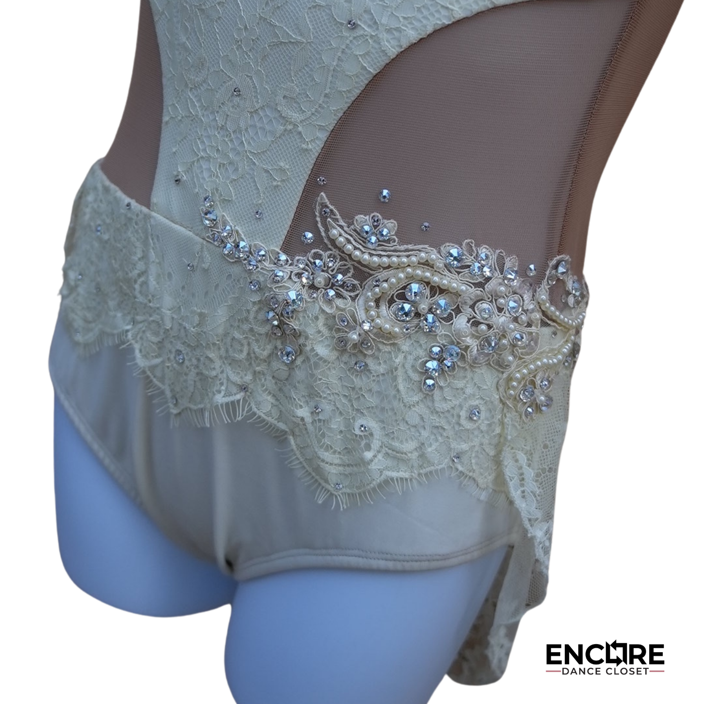 White Lace Lyrical Leotard