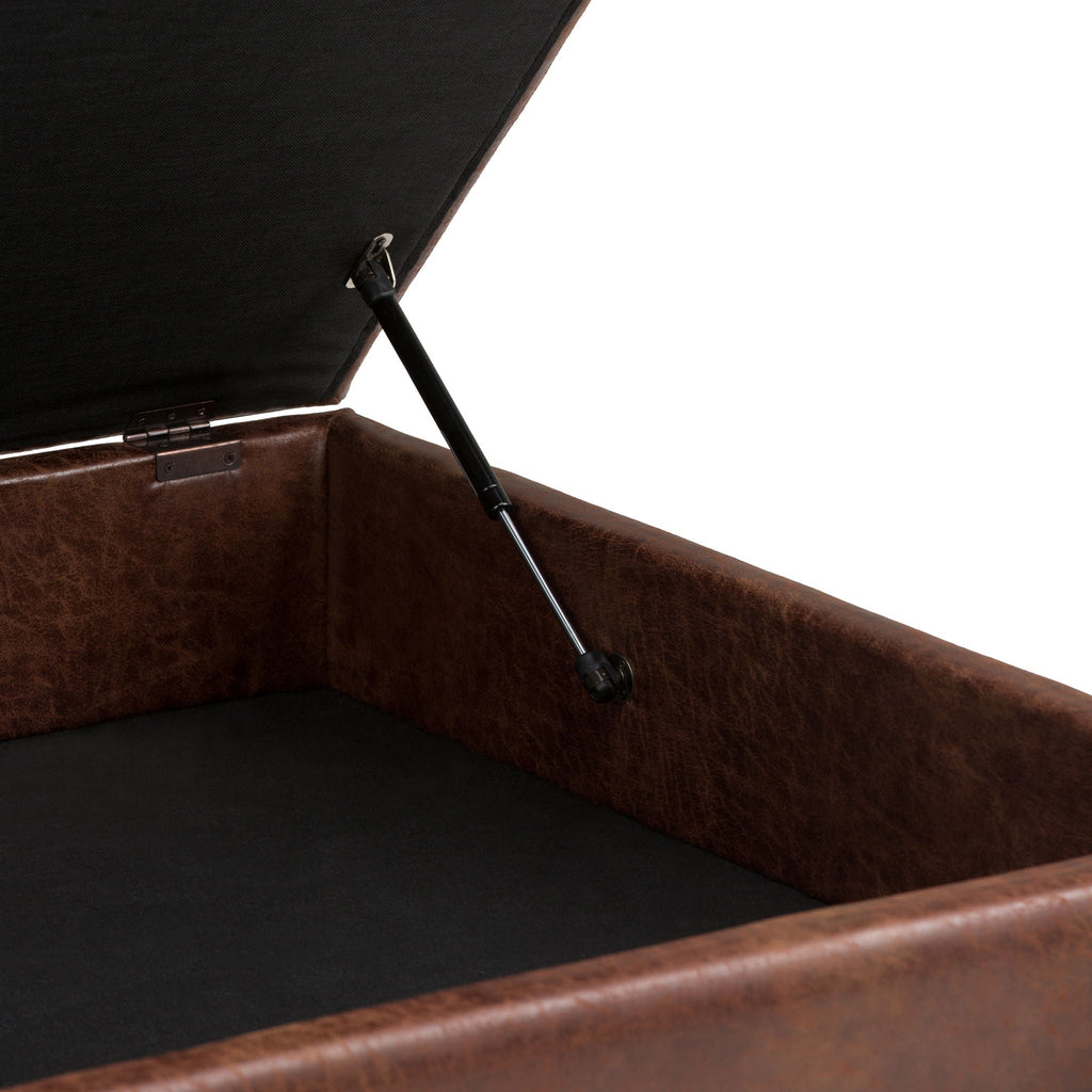 Owen - Multifunctional Square Coffee Table Storage Ottoman