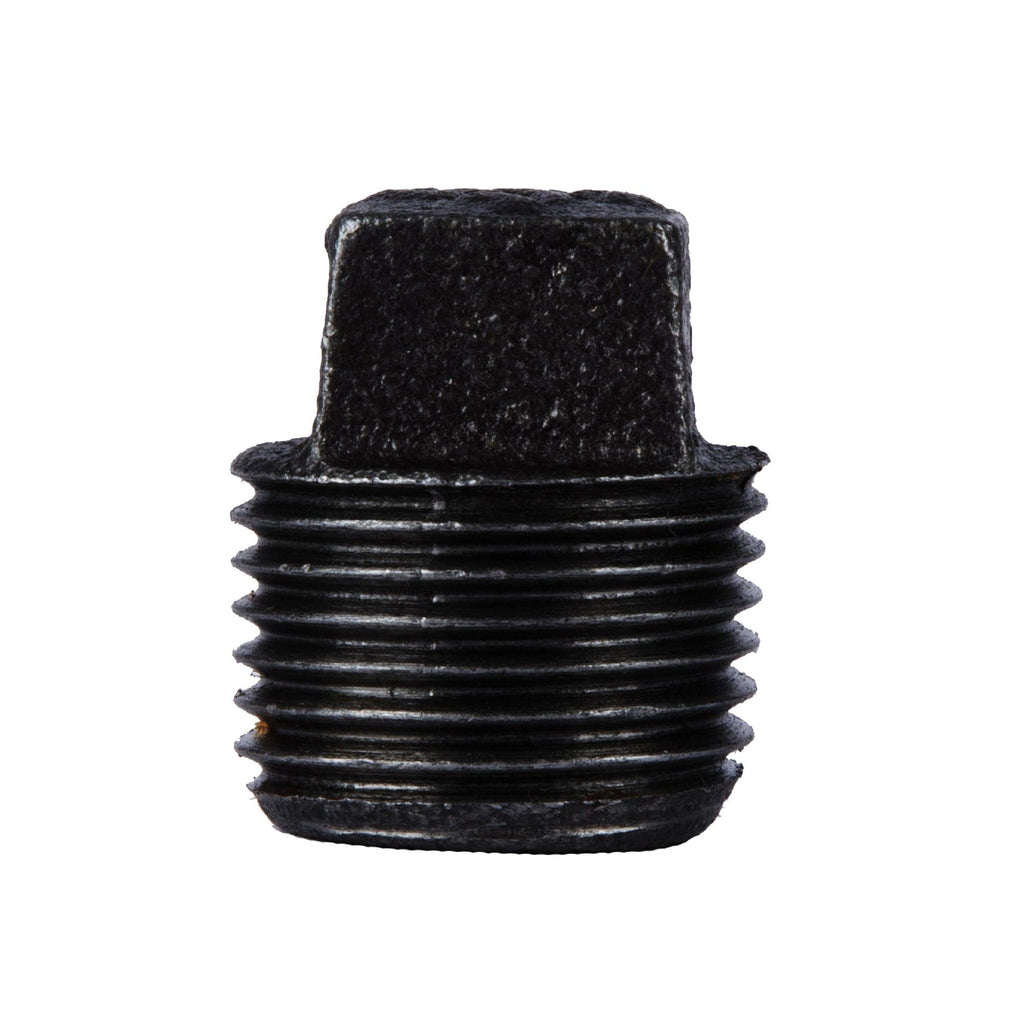 1/2 in. Prefinished Matte Black Plug