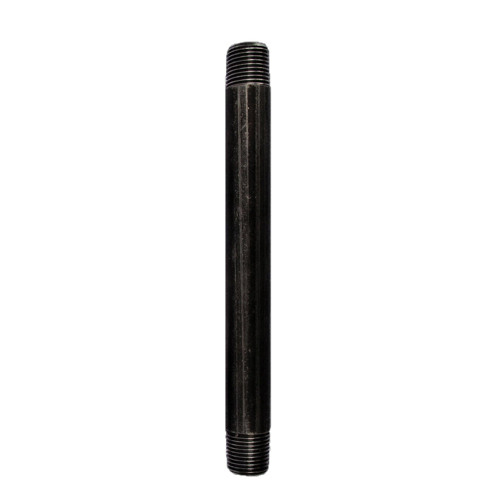 1/2 in. x 10 in. Prefinished Matte Black Pipe