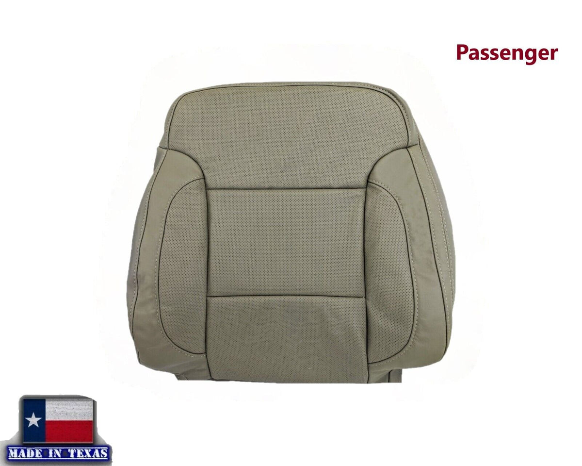 2014 2015 2016 2017 2018 2019 Chevy Silverado Perforated Replacement Seat Covers in Tan (Perforated)