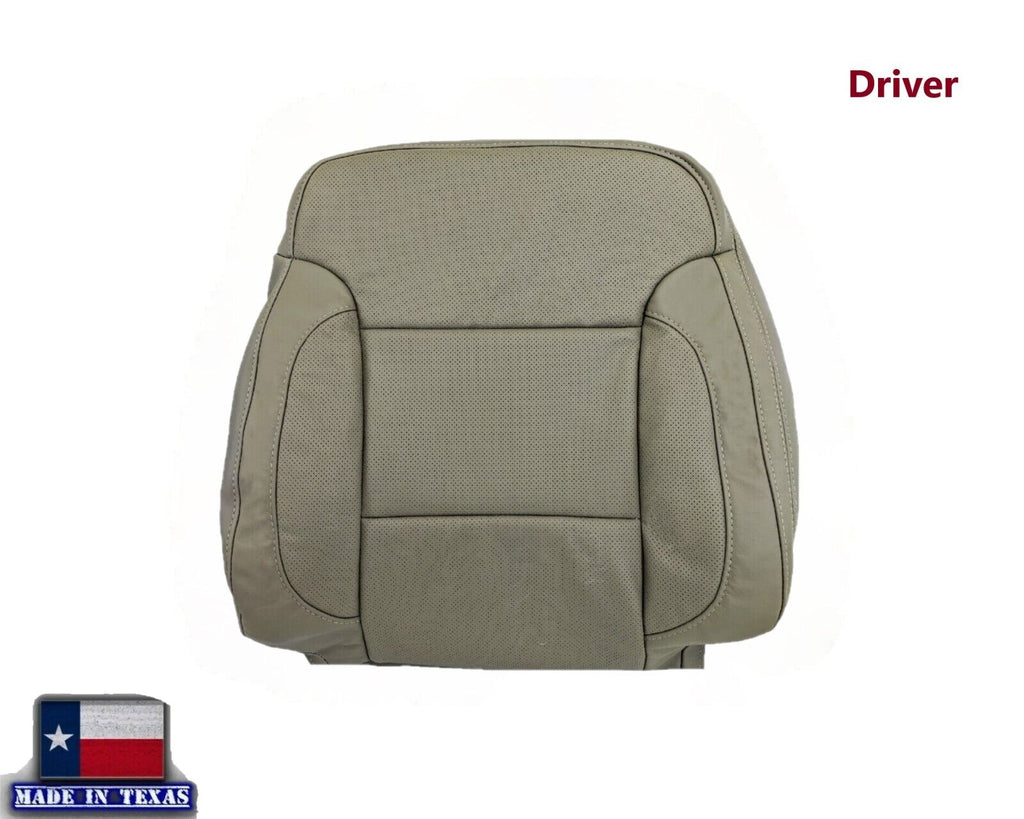 2014 2015 2016 2017 2018 2019 Chevy Silverado Perforated Replacement Seat Covers in Tan (Perforated)