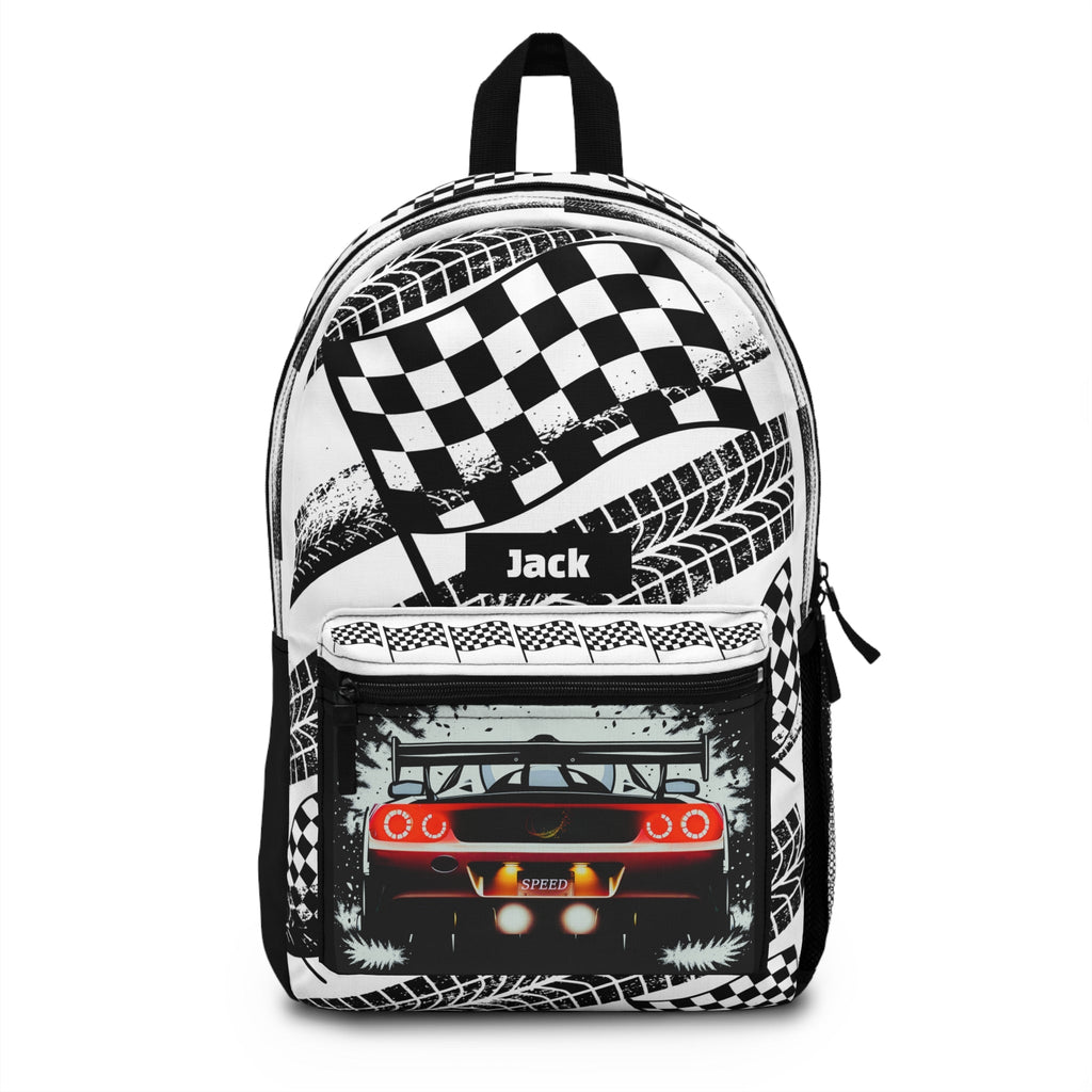 Fast Race Car Backpack - Perfect for Teens, Kids, Sports Events, School and Travel
